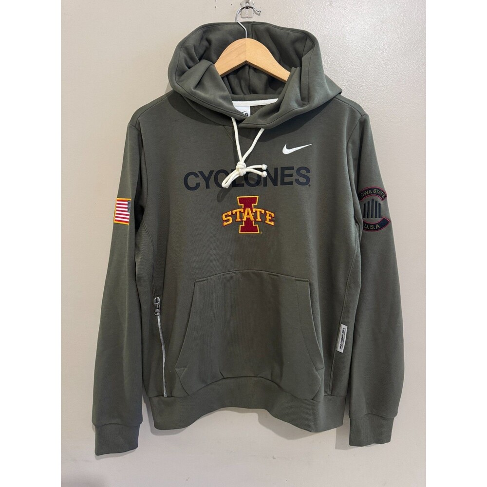 Nike Iowa State Cyclones Football Team Issue PE Salute To Service Hoodie Men's L